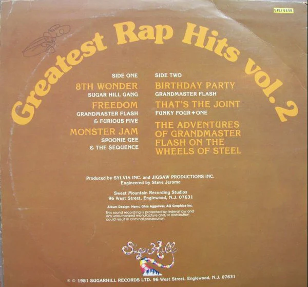 Various – Greatest Rap Hits Vol. 2 (VG/VG+) – LP, AU 1981 - Image 2