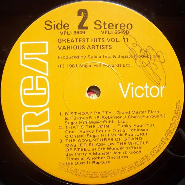 Various – Greatest Rap Hits Vol. 2 (VG/VG+) – LP, AU 1981 - Image 4