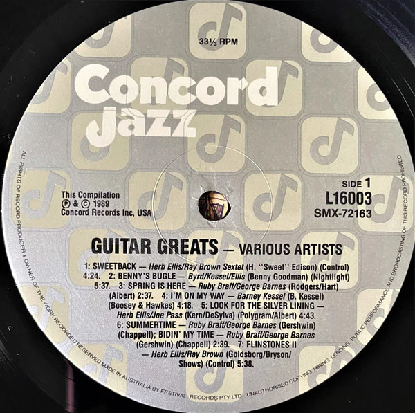 Various – Guitar Greats (VG+/VG+) – LP, AU 1989 - Image 3