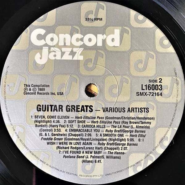 Various – Guitar Greats (VG+/VG+) – LP, AU 1989 - Image 4