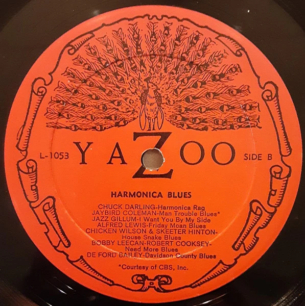 Various – Harmonica Blues: Great Harmonica Performances Of The 1920s And '30s (VG/VG) – LP, US 1976 - Image 4