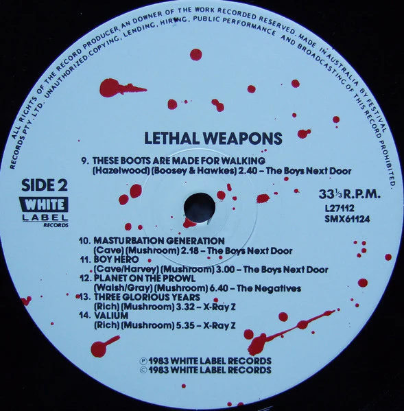 Various – Lethal Weapons (VG+/VG+) – LP, AU 1983 - Image 4