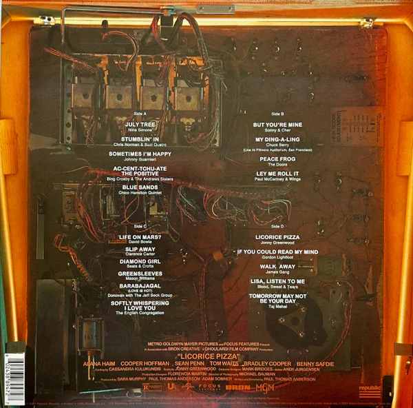 Various – Licorice Pizza (Original Motion Picture Soundtrack) (VG+/VG+) – 2xLP, US 2021 - Image 4
