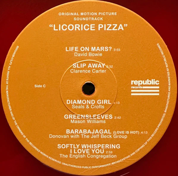 Various – Licorice Pizza (Original Motion Picture Soundtrack) (VG+/VG+) – 2xLP, US 2021 - Image 7