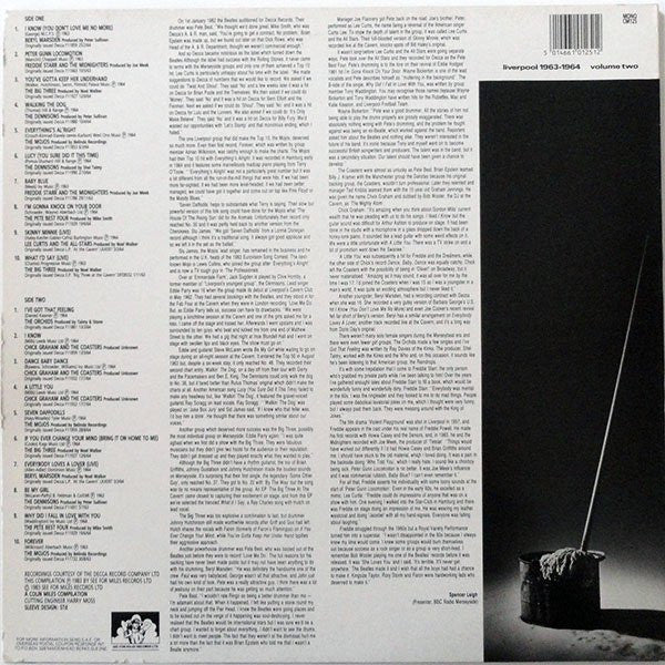 Various – Liverpool 1963-1964 Volume Two (VG+/VG+) – LP, UK 1983 - Image 2