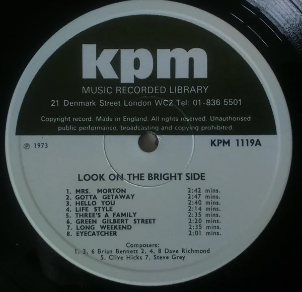 Various – Look On The Bright Side (VG+/VG+) – LP, UK 1973 - Image 3
