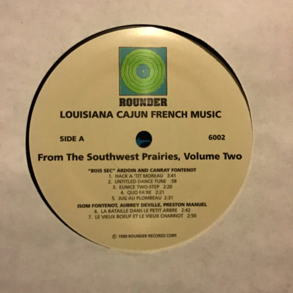 Various – Louisiana Cajun French Music From The Southwest Prairies Vol. 2 (VG+/VG+) – LP, US 1989 - Image 3
