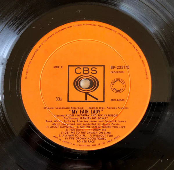 Various – My Fair Lady (VG+/VG+) – LP, AU 1964 - Image 4