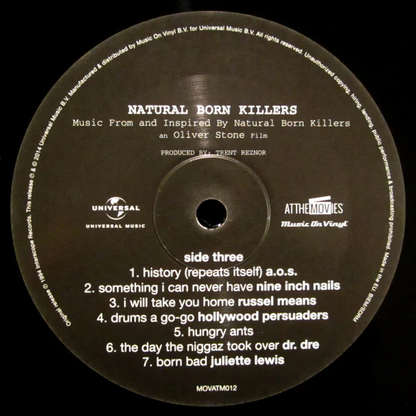 Various – Natural Born Killers - Music From And Inspired By Natural Born Killers - An Oliver Stone Film (NM/E) – 2xLP, EU 2014 - Image 7