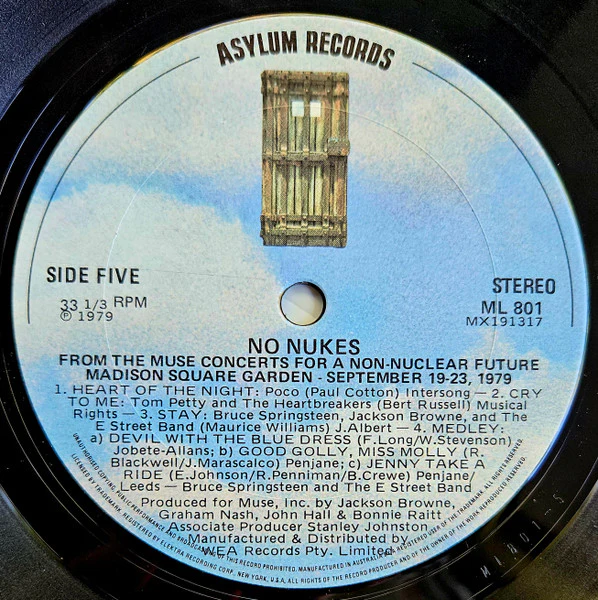 Various – No Nukes - From The Muse Concerts For A Non-Nuclear Future (VG/G+) – 3xLP, AU 1979 - Image 9