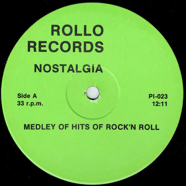 Various – Nostalgia - Medley Of Hits Of Rock'n Roll (VG/Generic) – 12", CA