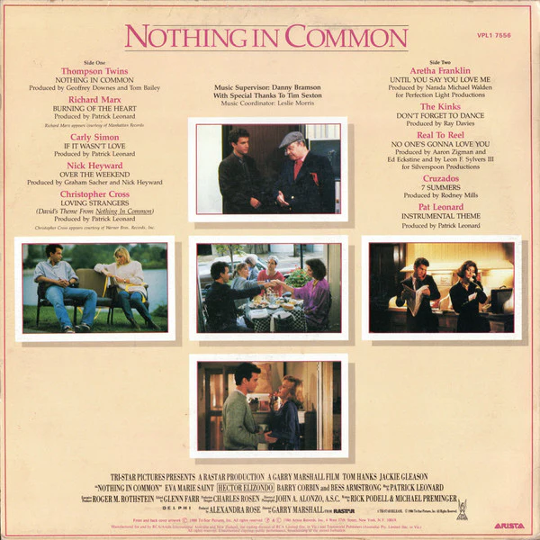 Various – Nothing In Common - Original Soundtrack (E/VG) – LP, AU 1986 - Image 2