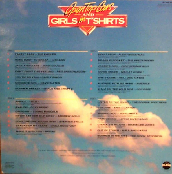 Various – Open Top Cars And Girls In T'Shirts (VG+/VG+) – 2xLP, UK 1985 - Image 2