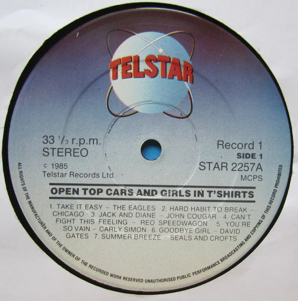 Various – Open Top Cars And Girls In T'Shirts (VG+/VG+) – 2xLP, UK 1985 - Image 6