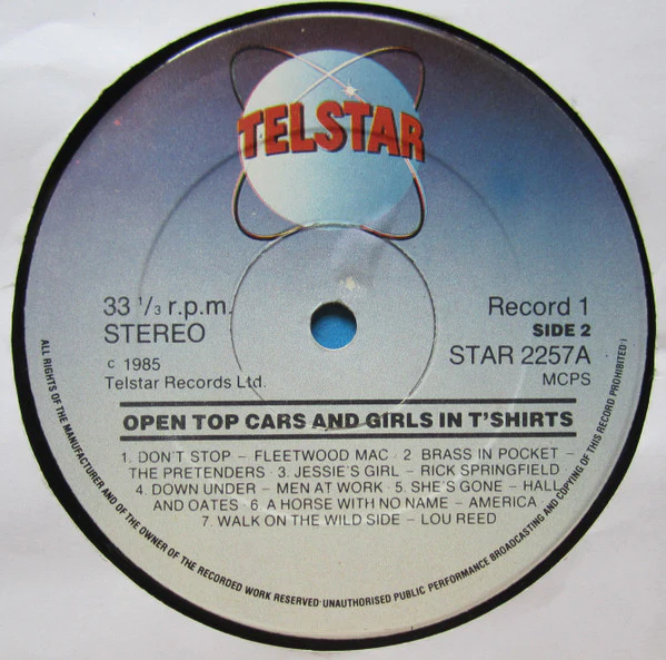 Various – Open Top Cars And Girls In T'Shirts (VG+/VG+) – 2xLP, UK 1985 - Image 7