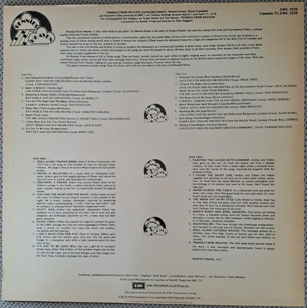 Various – Pennies From Heaven (As Featured In The BBC TV Series) (E/VG+) – LP, AU 1978 - Image 2