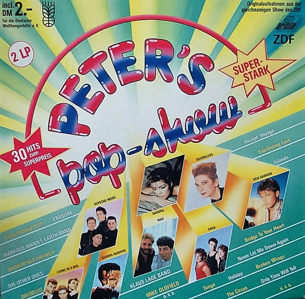 Various – Peter's Pop-Show (VG/VG+) – 2xLP, DE 1987