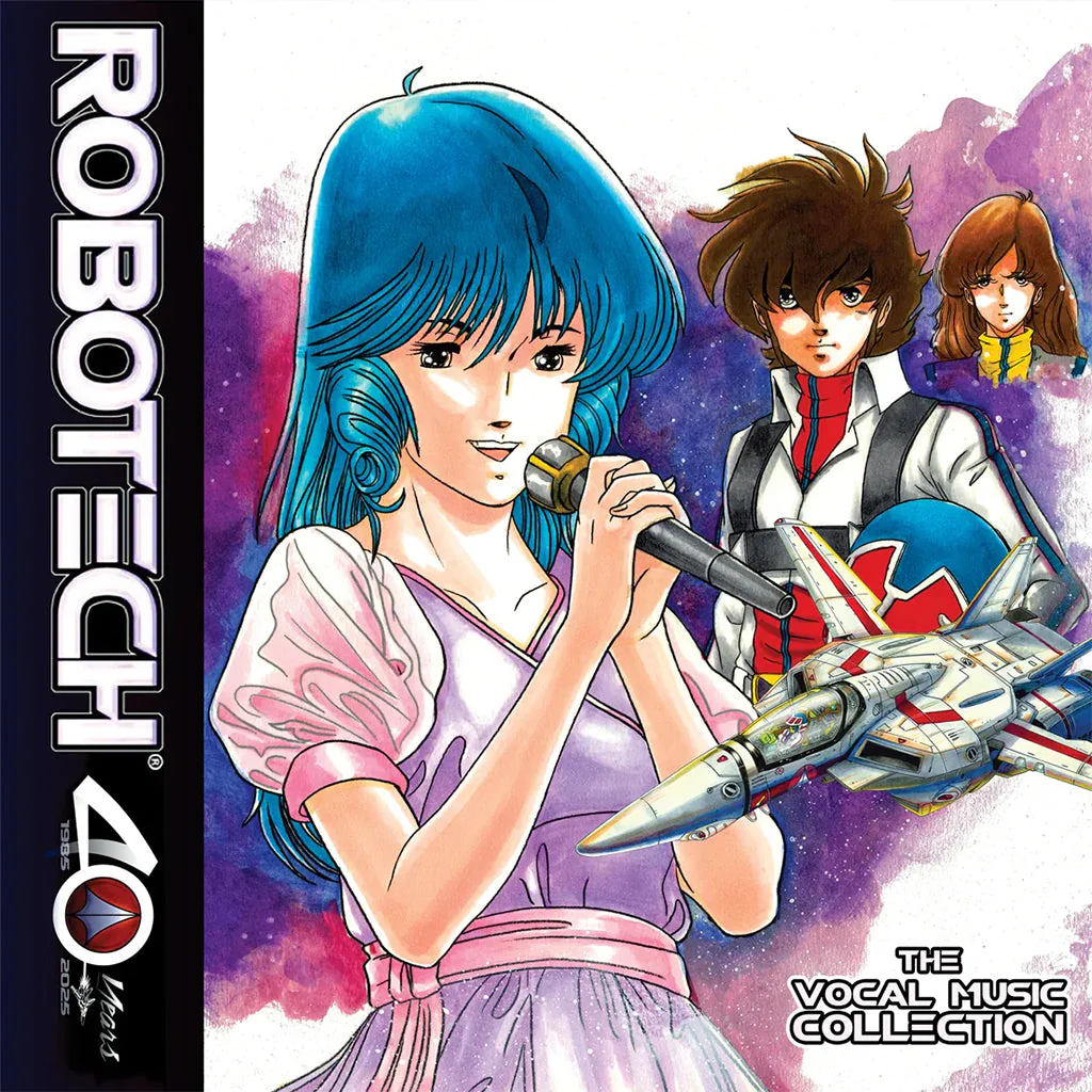 Various – Robotech - The Vocal Music Collection (Tri-Colour Striped Blue, White, Red Vinyl)
