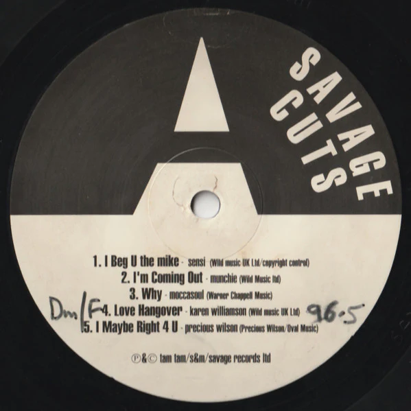 Various – Savage Cuts (VG/VG+) – LP, UK 1990 - Image 3