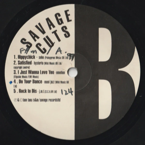 Various – Savage Cuts (VG/VG+) – LP, UK 1990 - Image 4