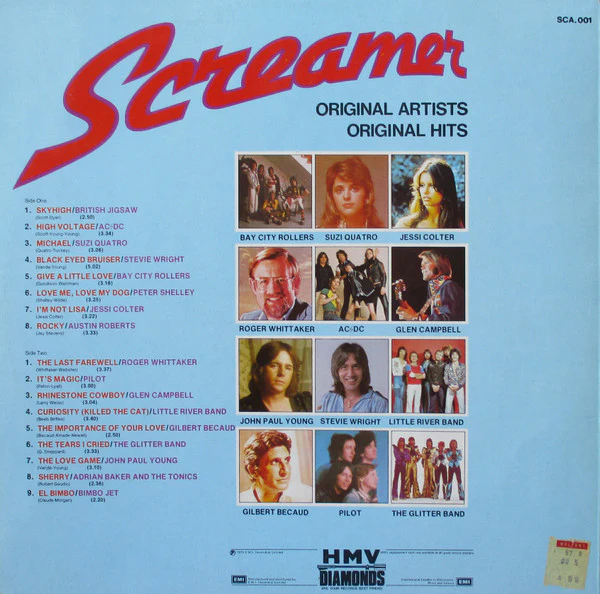 Various – Screamer (VG+/VG+) – LP, AU 1975 - Image 4