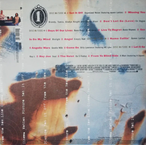 Various – Set It Off (Music From The New Line Cinema Motion Picture) (G+/VG+) – 2xLP, US 1996 - Image 2