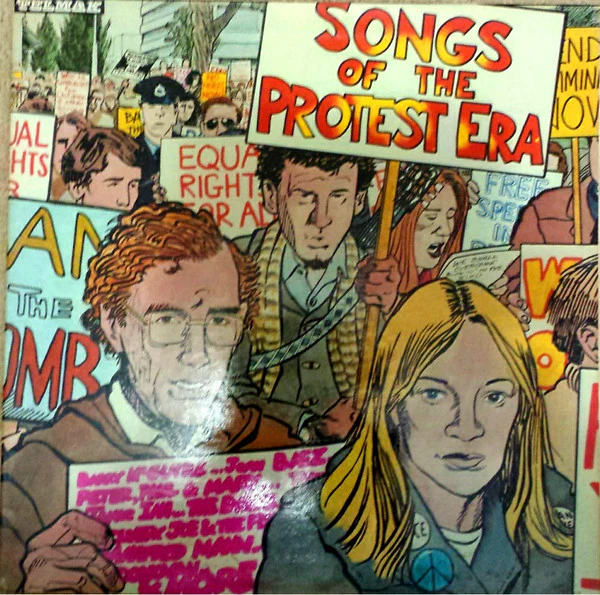 Various – Songs Of The Protest Era (VG+/VG+) – LP, AU 1981