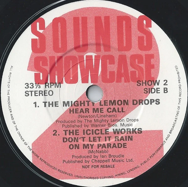 Various – Sounds Showcase 2 (VG+/VG+) – 7", UK 1987 - Image 4