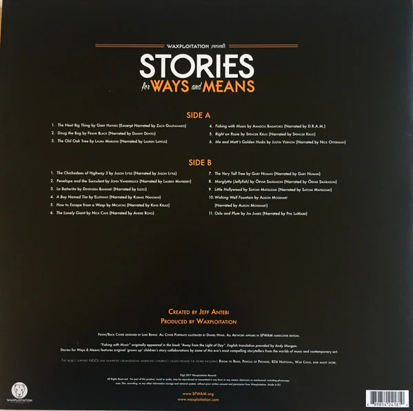 Various – Stories For Ways And Means (E/VG) – LP, US 2017 - Image 2