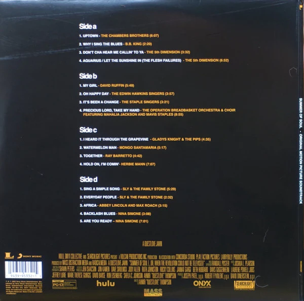 Various – Summer Of Soul (...Or, When The Revolution Could Not Be Televised) (Original Motion Picture Soundtrack) (VG+/VG+) – 2xLP, EU 2022 - Image 3
