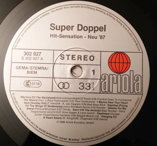 Various – Super Doppel Hit-Sensation '87 (VG/VG+) – 2xLP, EU 1986 - Image 5