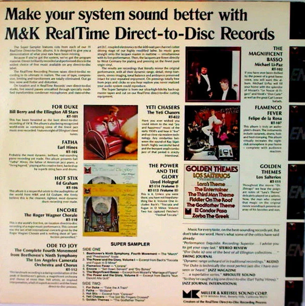 Various – Super Sampler (VG+/VG+) – LP, US 1978 - Image 2