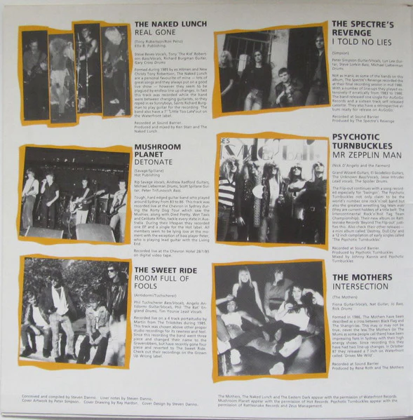 Various – Swingin' From The Trees - A Sydney Compilation (VG+/VG+) – LP, AU 1988 - Image 5