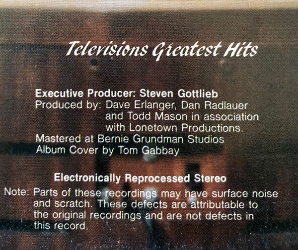 Various – Television's Greatest Hits (65 TV Themes! From The 50's And The 60's) (VG/VG+) – 2xLP, AU 1986 - Image 8