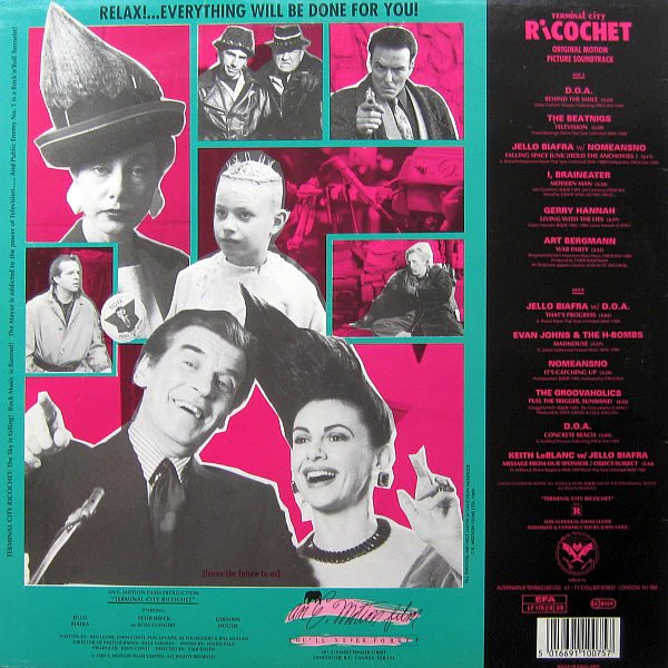 Various – Terminal City Ricochet - Original Motion Picture Soundtrack (VG/VG+) – LP, UK 1990 - Image 2