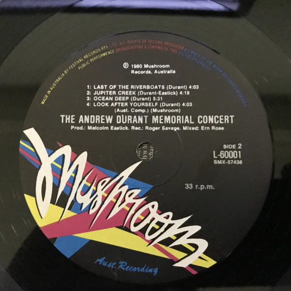 Various – The Andrew Durant Memorial Concert (VG/VG+) – 2xLP, AU 1980 - Image 10