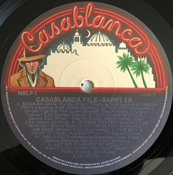 Various – The Casablanca File (VG+/VG+) – LP, AU 1975 - Image 4