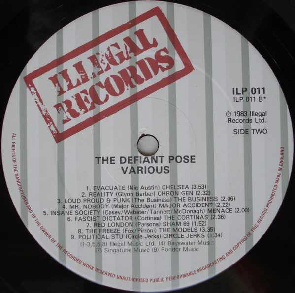 Various – The Defiant Pose (VG/VG+) – LP, UK 1983 - Image 4