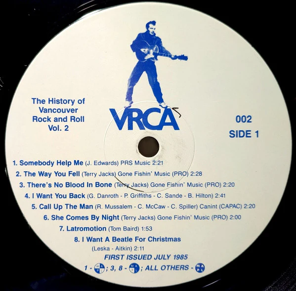 Various – The History Of Vancouver Rock And Roll Volume 2 (VG/VG+) – LP, CA 1985 - Image 3