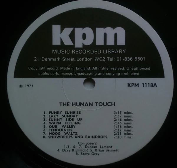 Various – The Human Touch (VG+/VG+) – LP, UK 1973 - Image 3