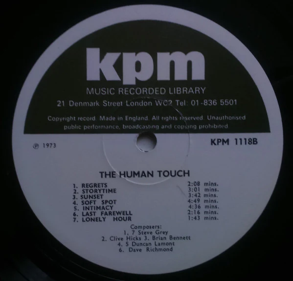 Various – The Human Touch (VG+/VG+) – LP, UK 1973 - Image 4