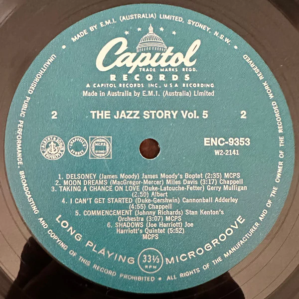 Various – The Jazz Story Volume 5 (Rare Records Of The Men And The Music: Modern And Free Form) (E/VG) – LP, AU 1964 - Image 4