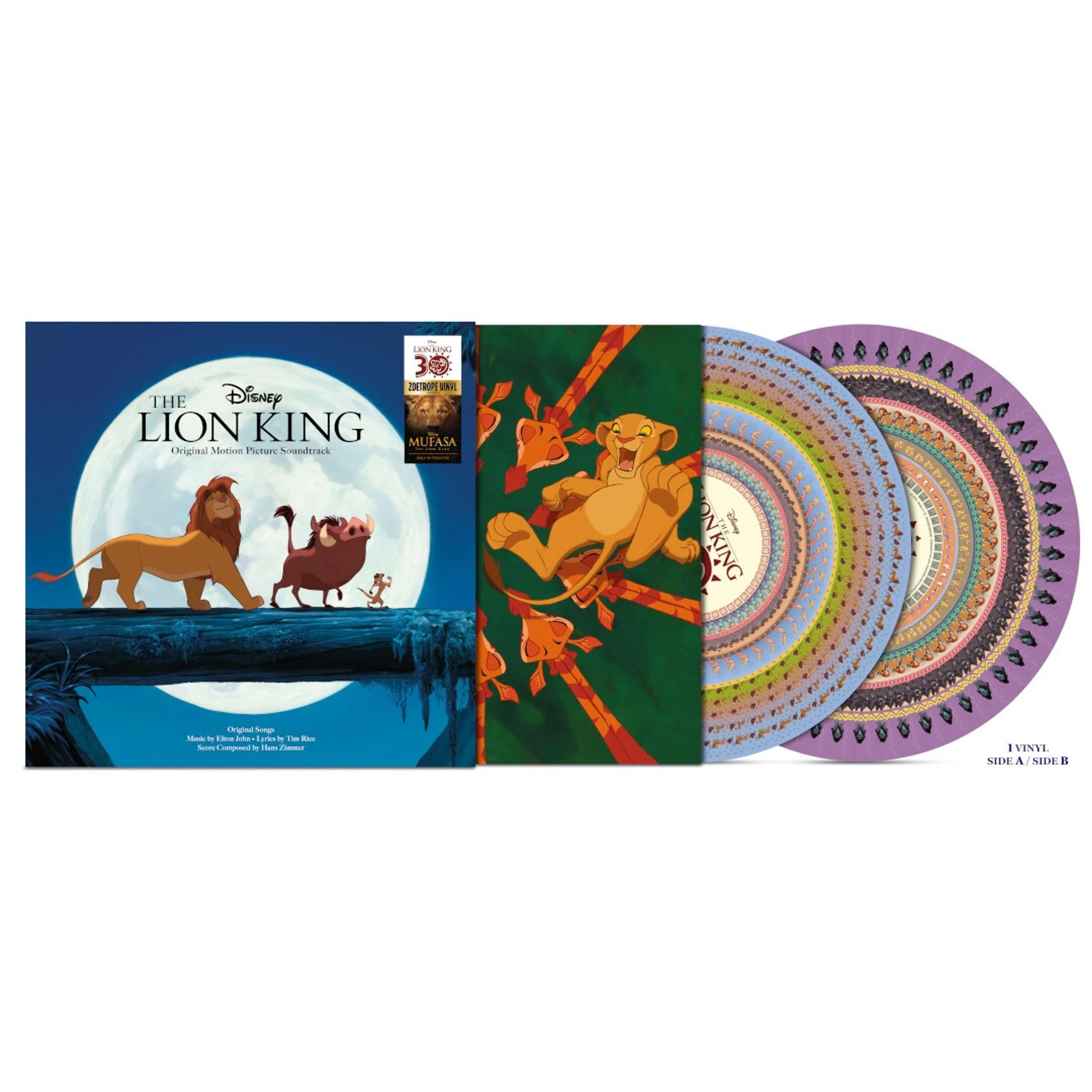 Various – The Lion King ( 30th Anniversary Edition Zoetrope Picture Disc ) - Image 2