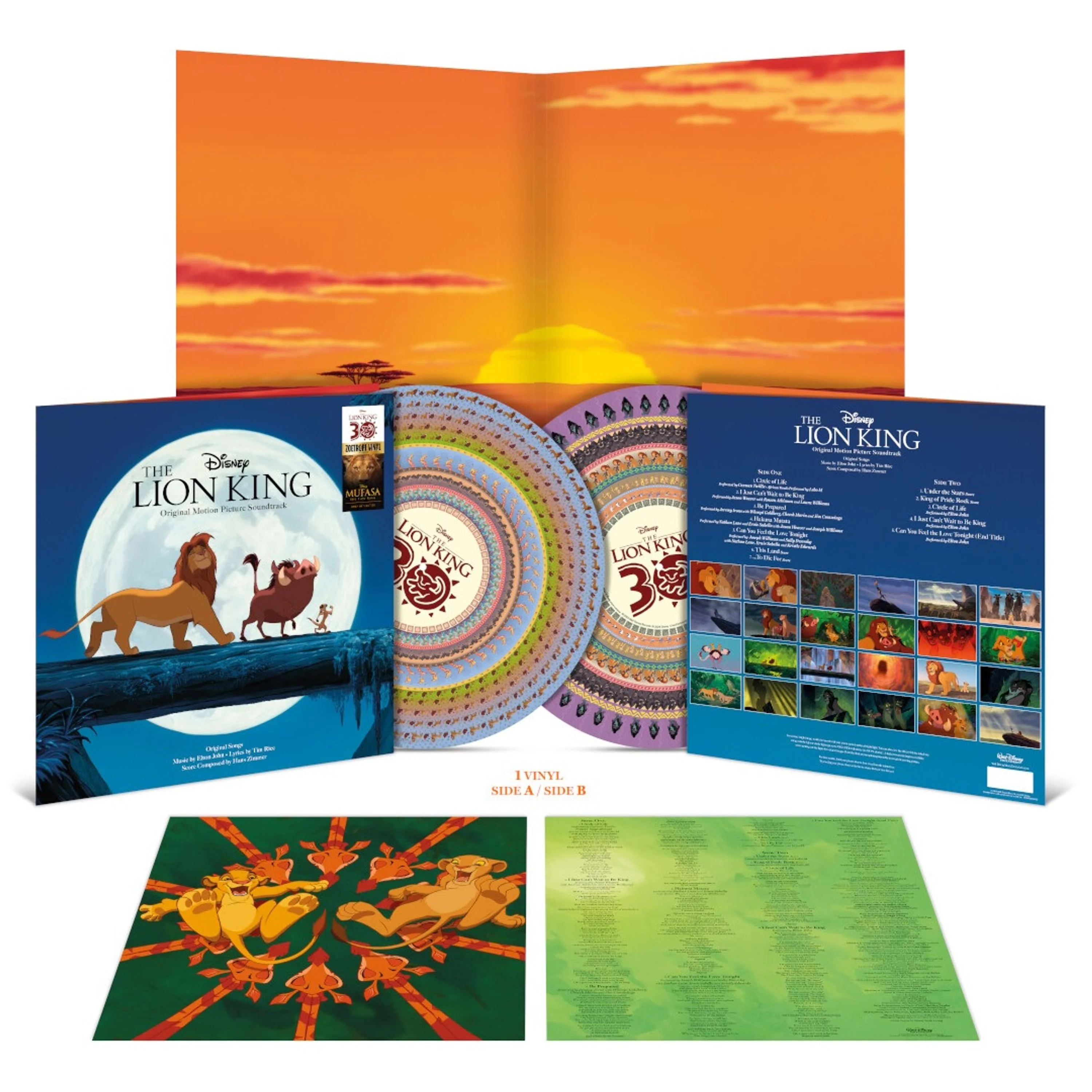 Various – The Lion King ( 30th Anniversary Edition Zoetrope Picture Disc ) - Image 3