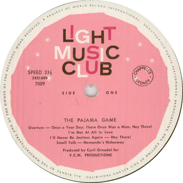 Various – The Pajama Game / Damn Yankees (VG/VG+) – LP, AU 1961 - Image 3