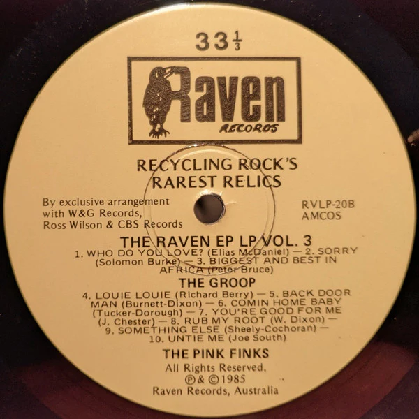 Various – The Raven EP LP Vol.3 (VG+/E) – LP, AU 1985 - Image 4