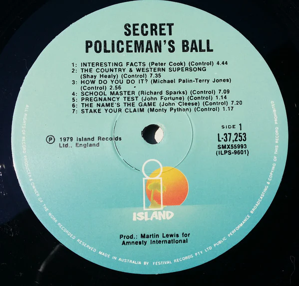 Various – The Secret Policeman's Ball (E/VG+) – LP, AU 1980 - Image 3