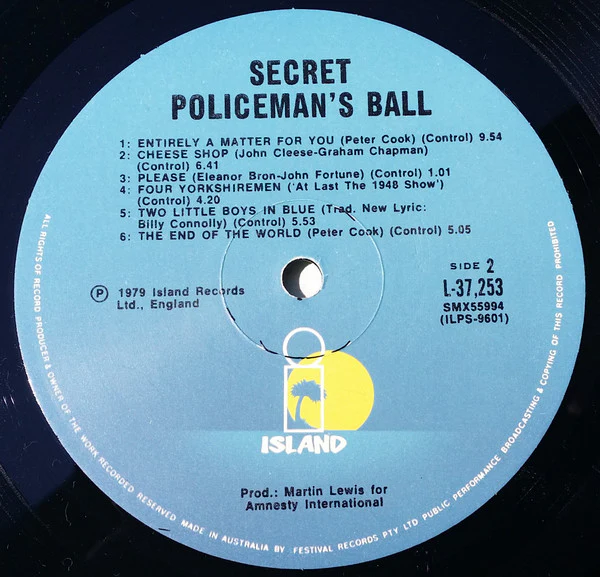 Various – The Secret Policeman's Ball (E/VG+) – LP, AU 1980 - Image 4