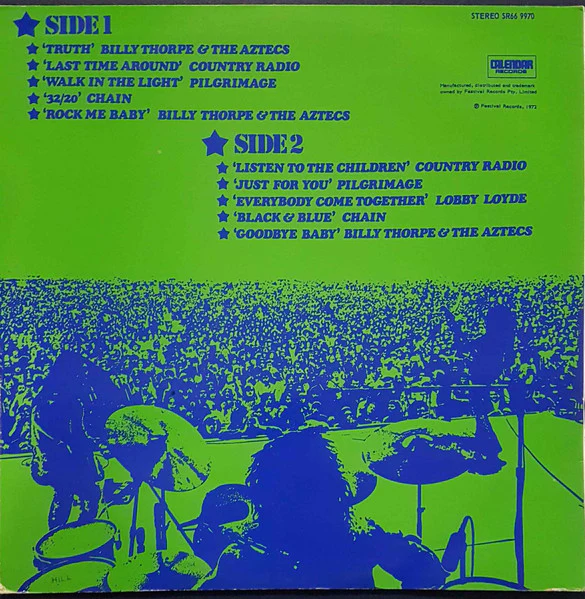Various – The Stars of Sunbury (VG+/VG+) – LP, AU 1972 - Image 2