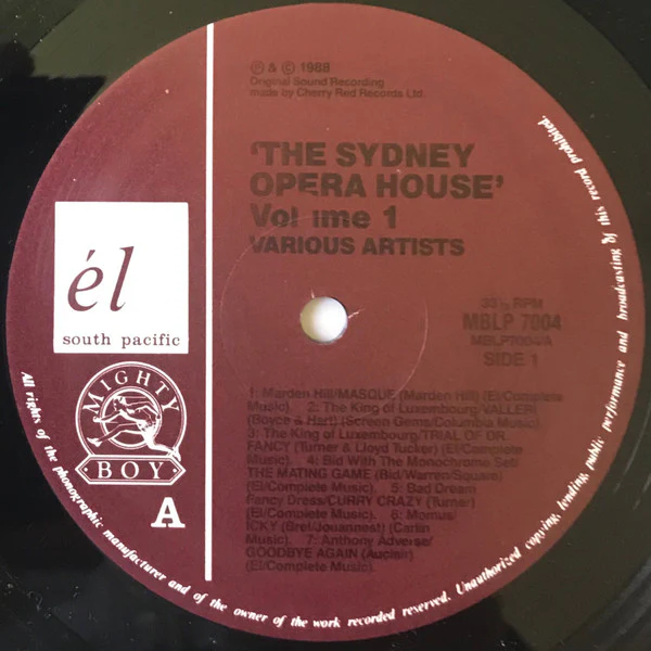 Various – The Sydney Opera House Volume One (VG+/VG) – LP, AU 1988 - Image 3